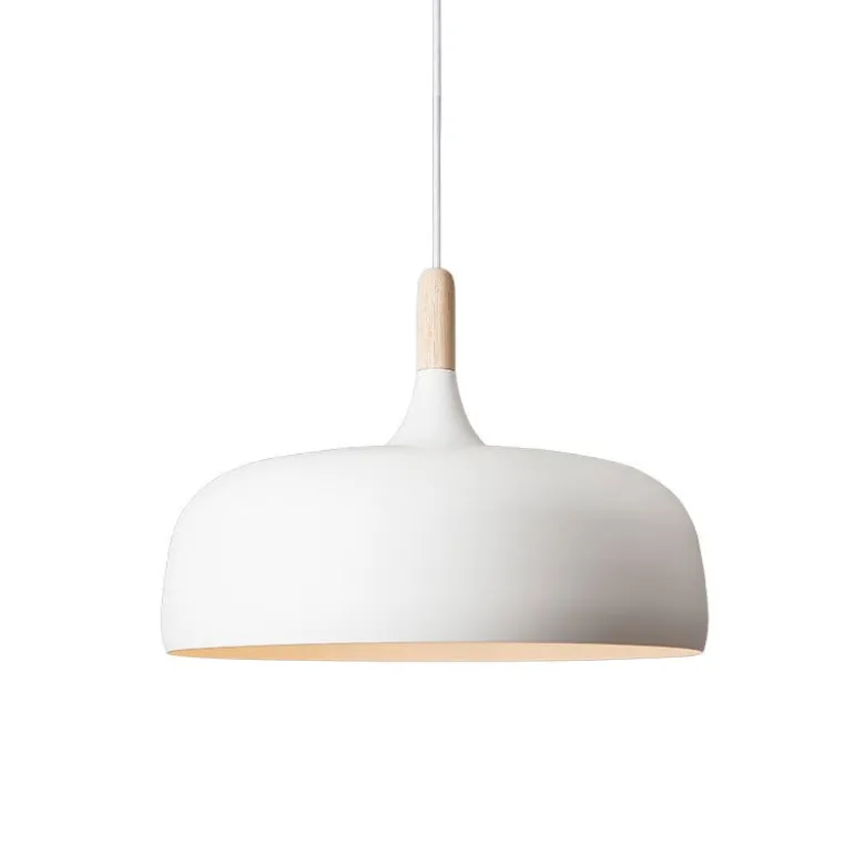 Acorn taklampa matt vit