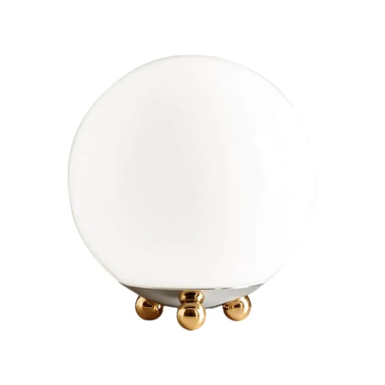 AD 32 Art Déco bordslampa krom/mässing/opalglas