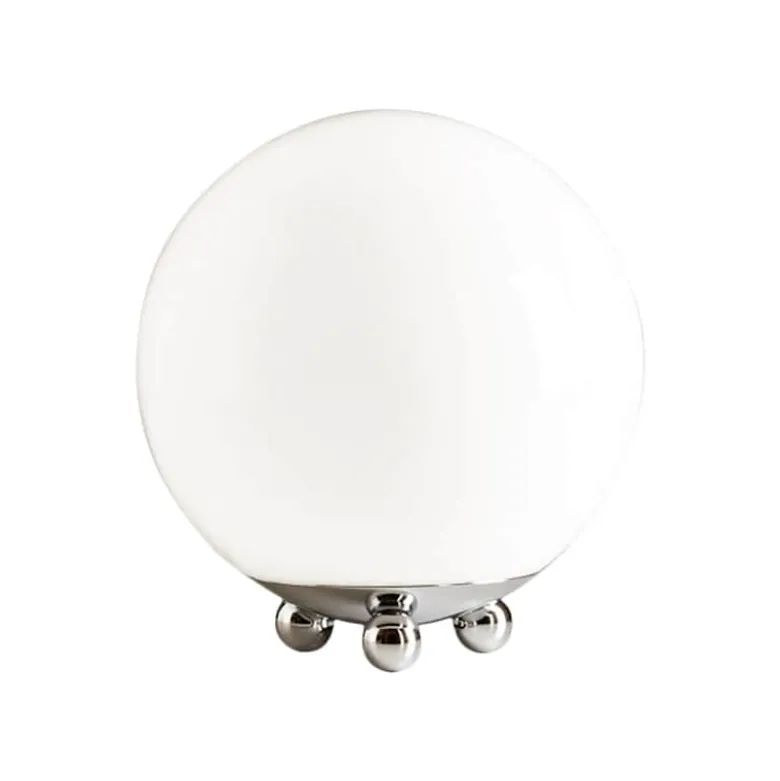 AD 32 Art Déco bordslampa krom/opalglas