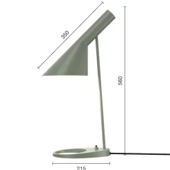 AJ Bordslampa Pale Petrolium