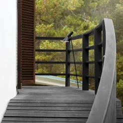 AJ Garden long Pollare fotplatta utan adapter black texture