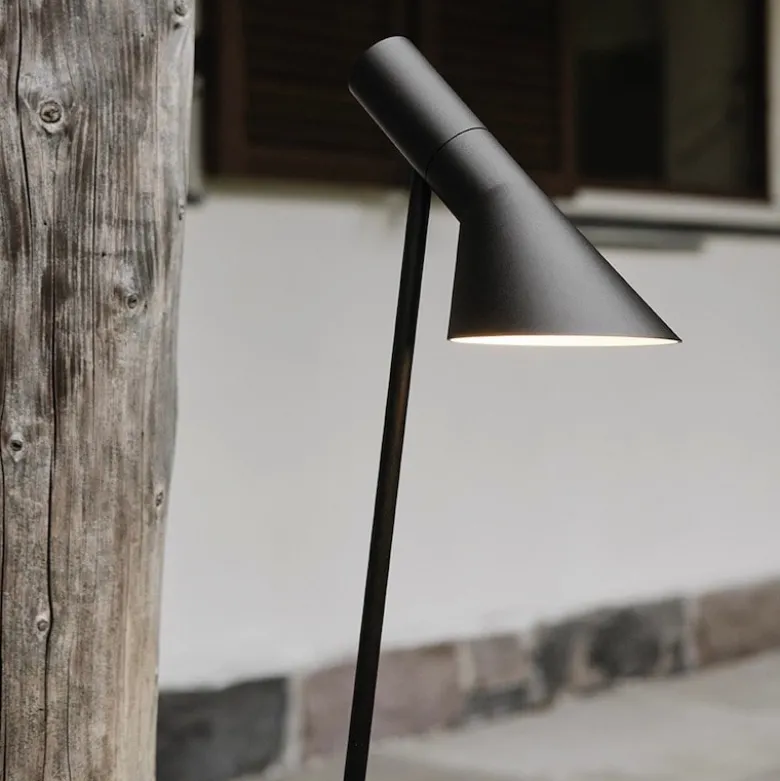 AJ Garden long Pollare fotplatta med adapter black texture
