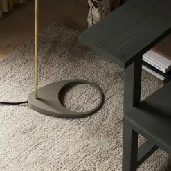 AJ golvlampa warm grey/brass