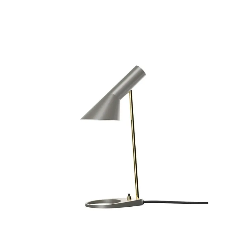 AJ mini bordslampa grey/brass