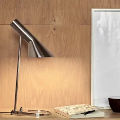 AJ mini bordslampa stainless steel