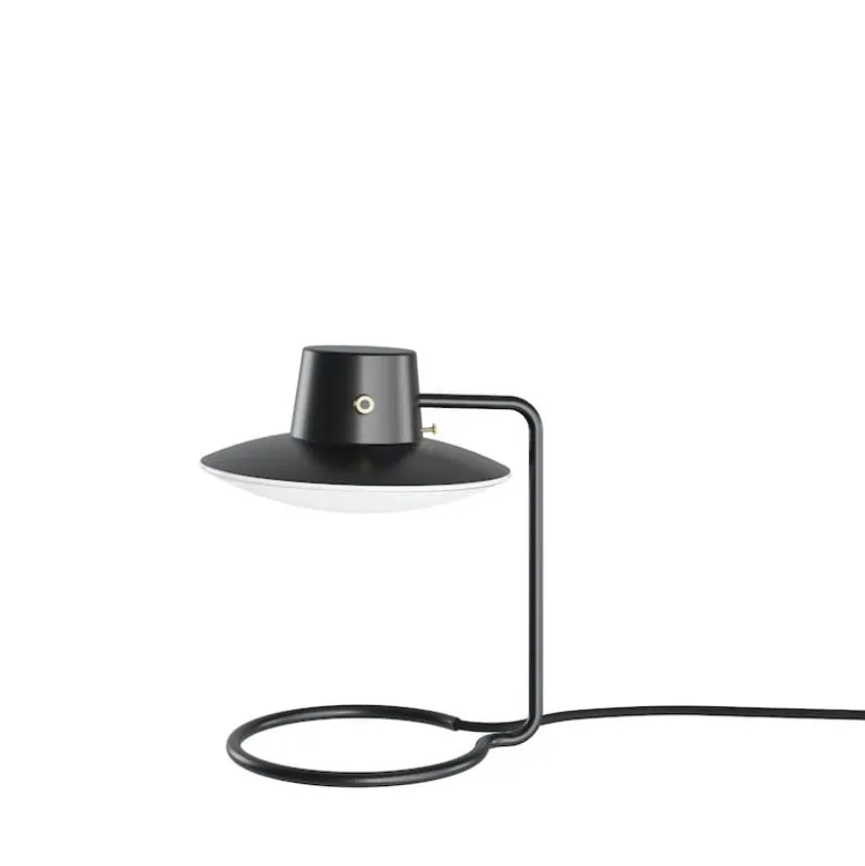 AJ Oxford 280mm Bordslampa metal black/Opal glass