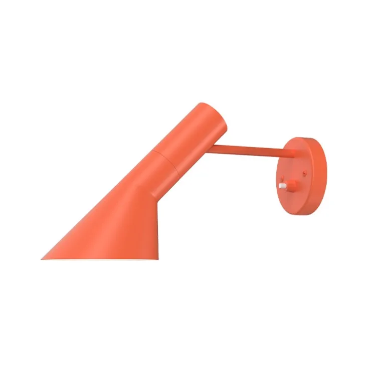 AJ vägglampa fast installation orange