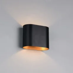 Alani vägglampa svart