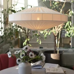 Alba Ø78 lampskärm cotton jersey vit