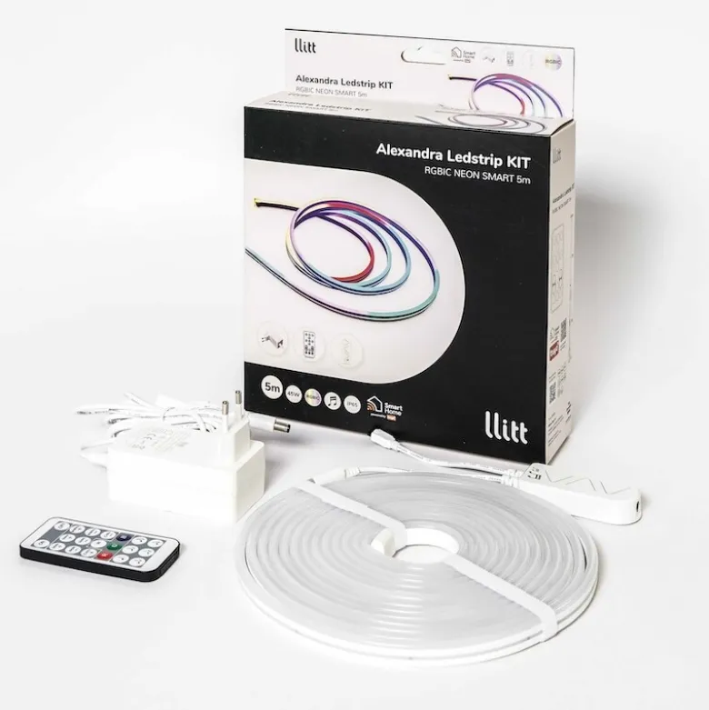 Alexandra Ledstrip KIT RGBIC NEON SMART 5m multi
