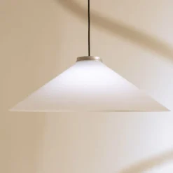 Aline 58 Pendant lamp Frosty, aluminium