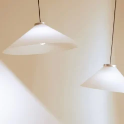 Aline 40 Pendant lamp Frosty, aluminium