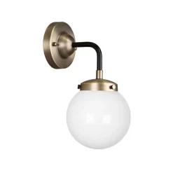Alley vägglampa badrumsbelysning antikmässing
