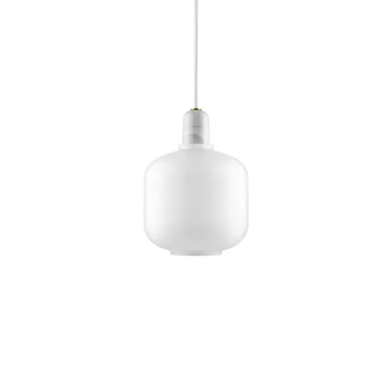 Amp Taklampa S vit/vit