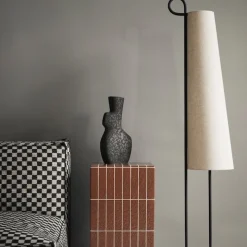 Ancora golvlampa svart/natur