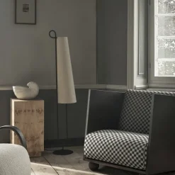 Ancora golvlampa svart/natur