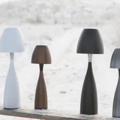 Anemon liten bordslampa vit