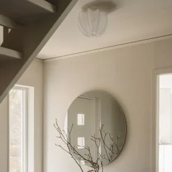 Anna mini Plafond Linne/Vit