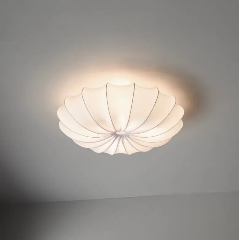 Anna Ø60 Plafond bomullsjersey vit
