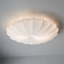 Anna Ø80 Plafond bomullsjersey vit