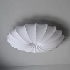 Anna Ø80 Plafond bomullsjersey vit