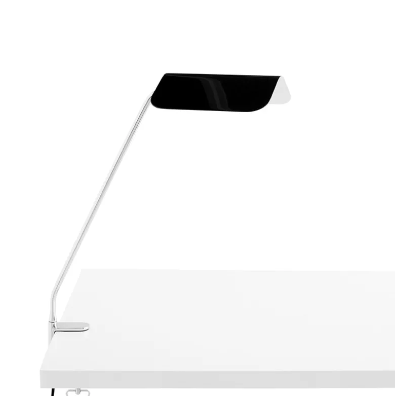 Apex desk klämlampa iron black