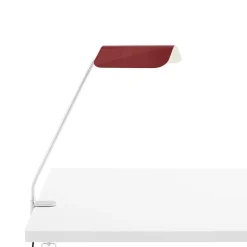 Apex desk klämlampa maroon red