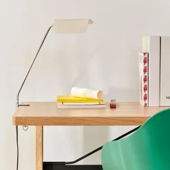 Apex desk klämlampa oyster white
