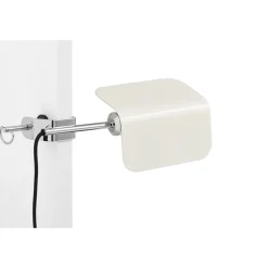 Apex klämlampa oyster white