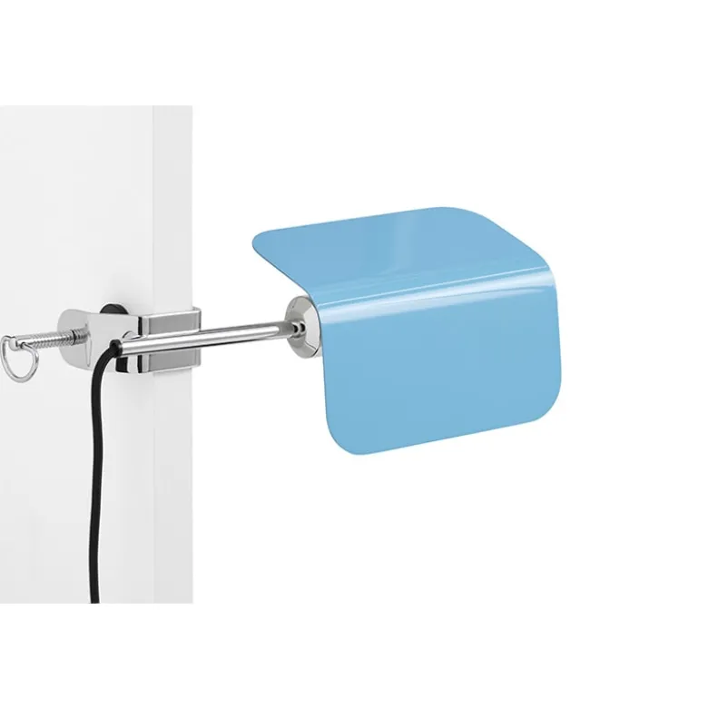 Apex klämlampa pastel blue