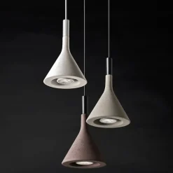 Aplomb mini taklampa grå betong