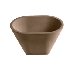 Aplomb vägglampa brun