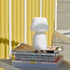 Apollo portable bordslampa opalglas