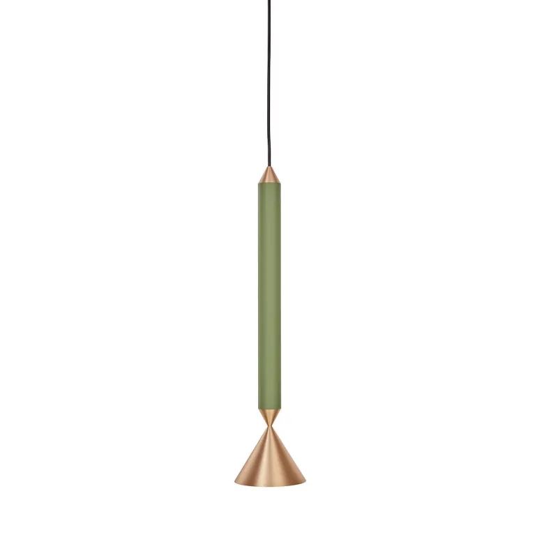 Apollo 39 taklampa forest/brass