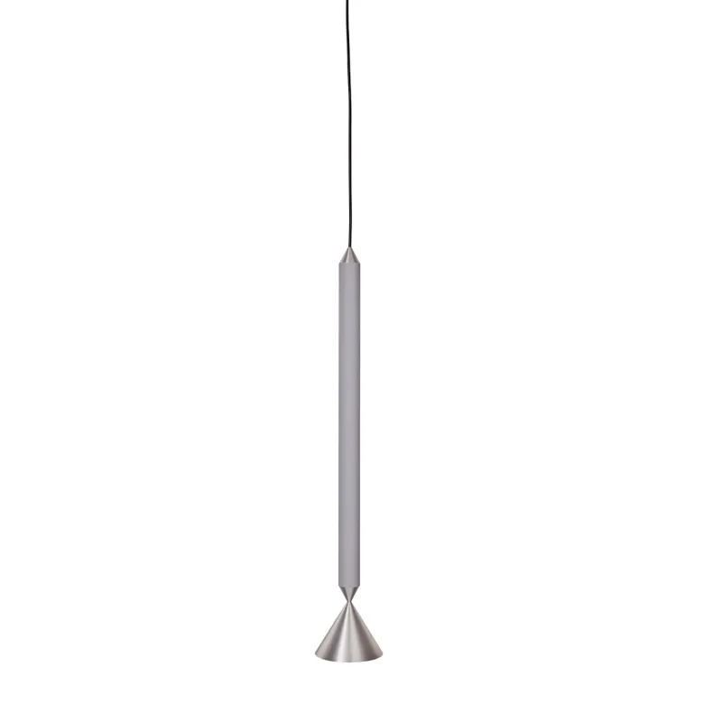 Apollo 59 taklampa light grey/aluminium