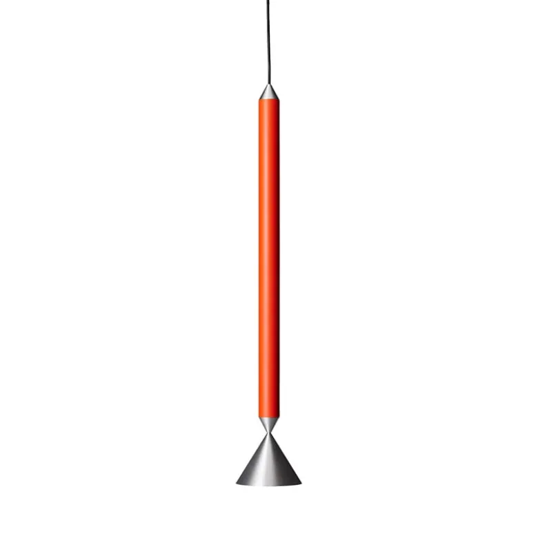 Apollo 59 taklampa red orange/aluminium (GU10)