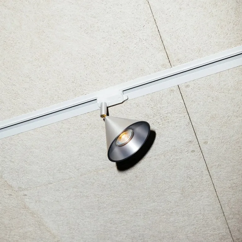 Apollo 17 track light aluminium/vit