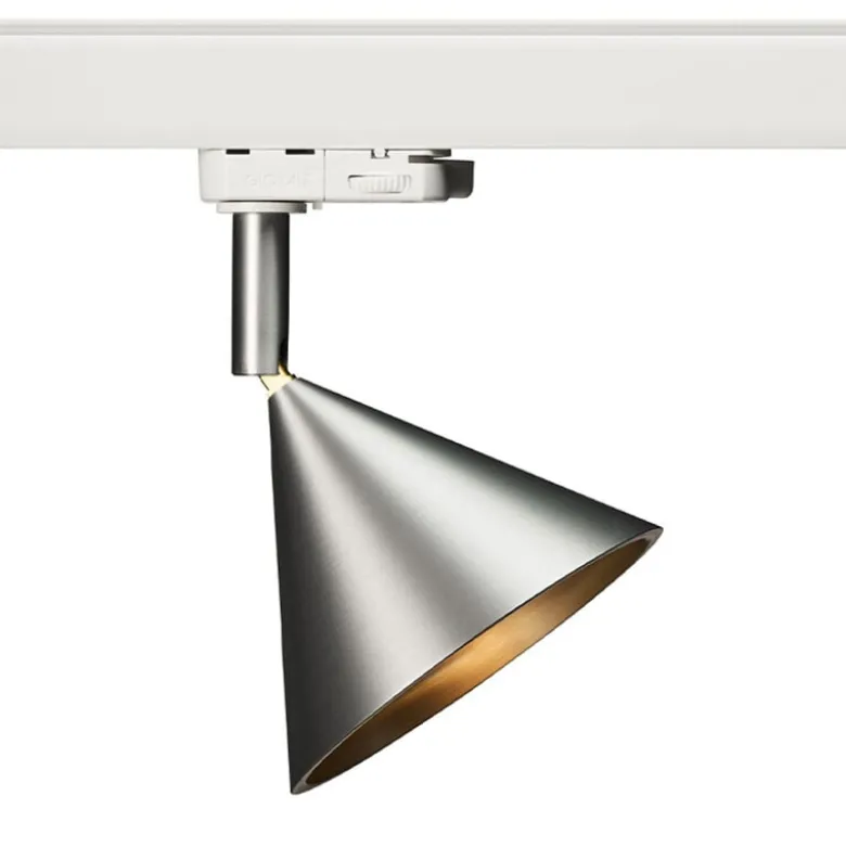 Apollo 17 track light aluminium/vit