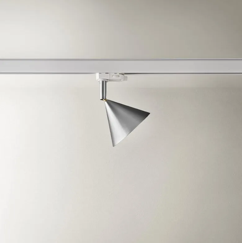 Apollo 17 track light aluminium/vit