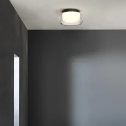 Aquina 360 plafond IP44 matt svart