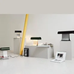 Archive L25 bordslampa mörkgrön/ljusgrå