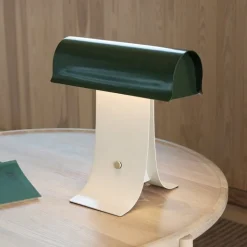Archive L25 bordslampa mörkgrön/ljusgrå