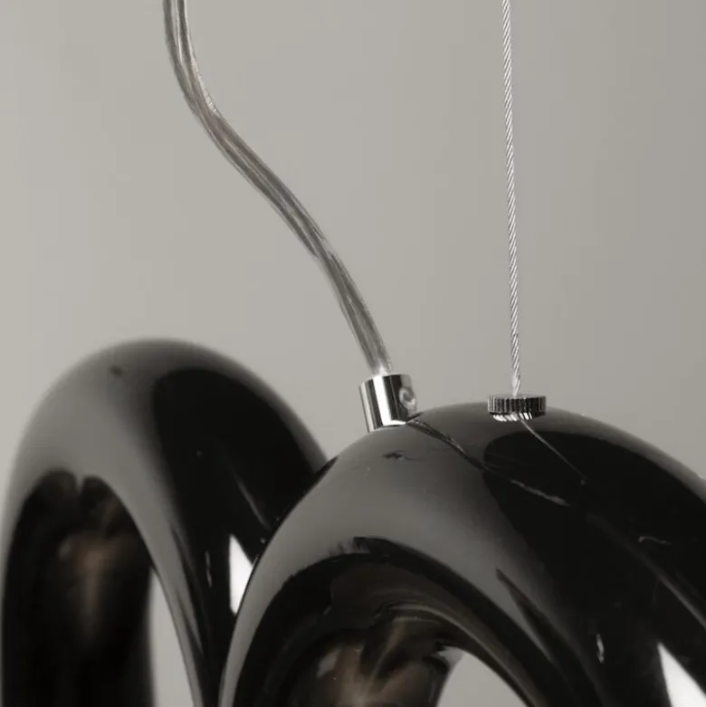 Arch Straight taklampa svart