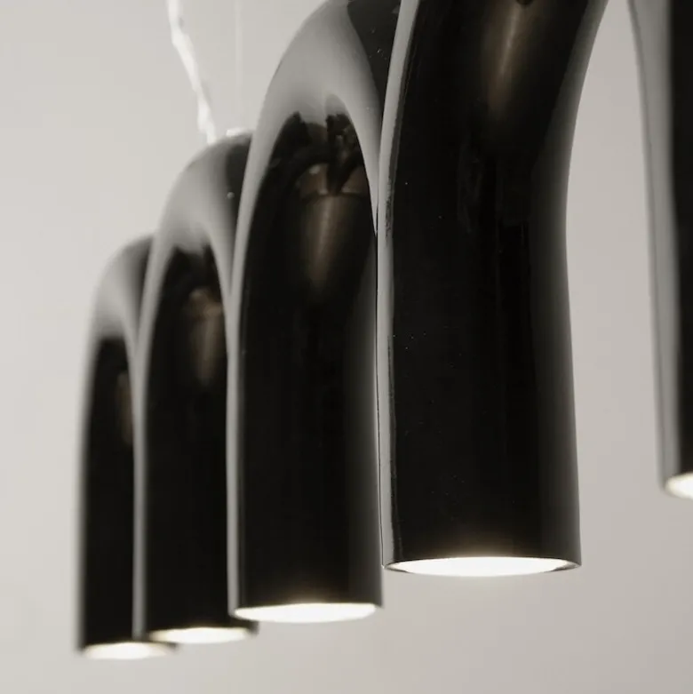 Arch Straight taklampa svart