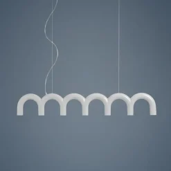 Arch Straight taklampa vit