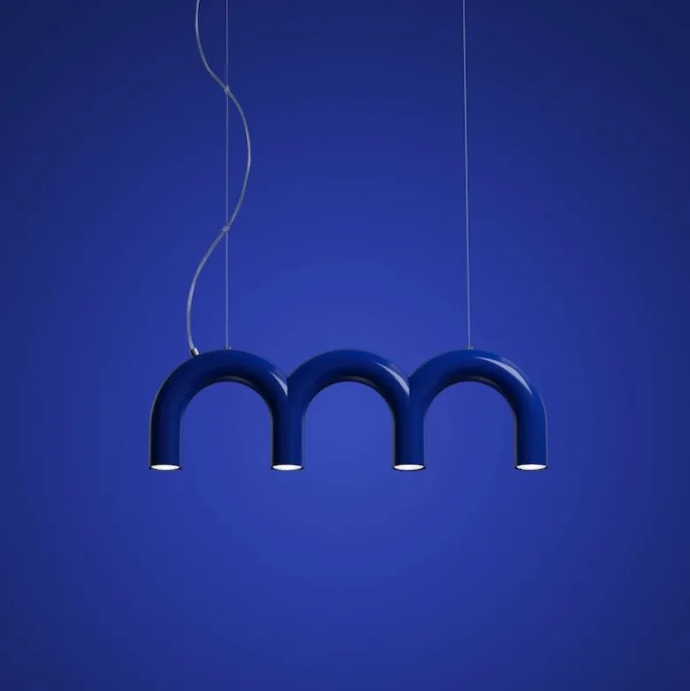 Arch Triplette taklampa blå
