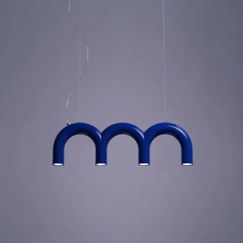 Arch Triplette taklampa blå