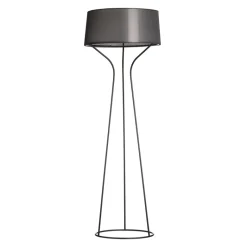 Aria golvlampa svart/svart linnetextil