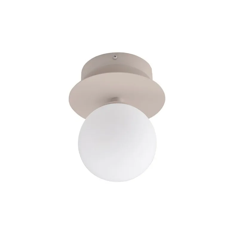 Art Deco IP44 badrumsbelysning mud/vit