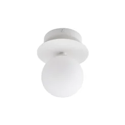 Art Deco IP44 badrumsbelysning vit